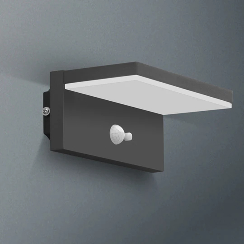 17329 IP54 Dusk to Dawn Solar Exterior para parede externa Lanterna LED
