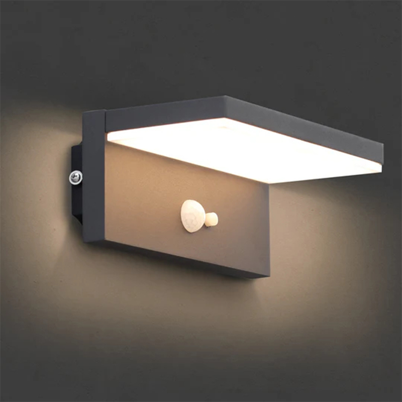 17329 Aplique de parede solar para iluminação externa LED